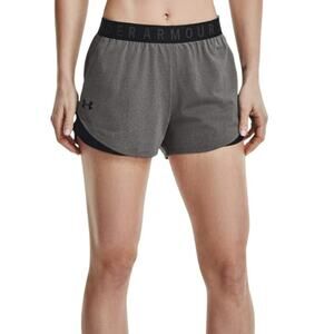 Under Armour Women's Play Up 3.0 Shorts Carbon Gray Black Size XL Gym 1344552
